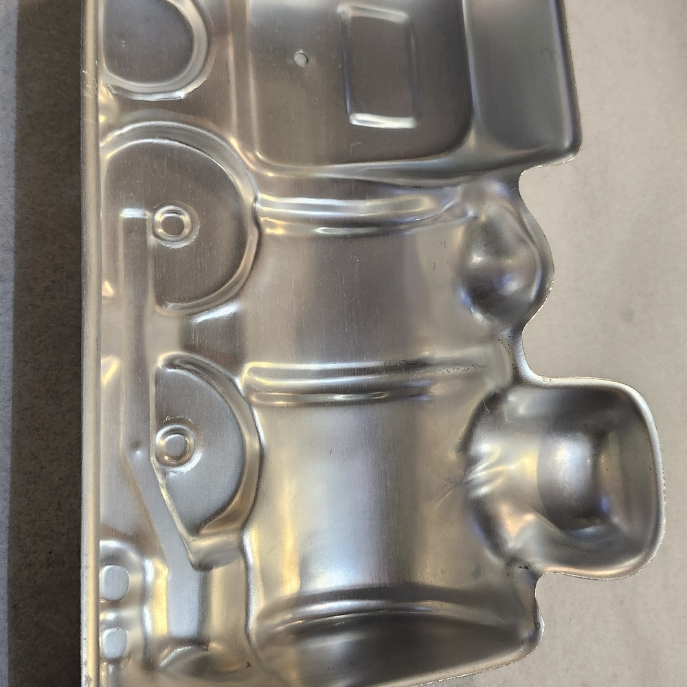 Silver Train Cake Pan